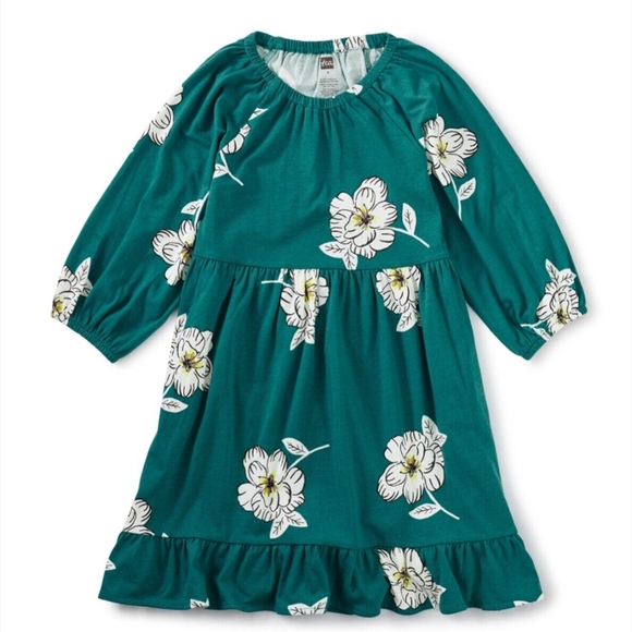 Tea Collection Other - Floral Green Kids Dress